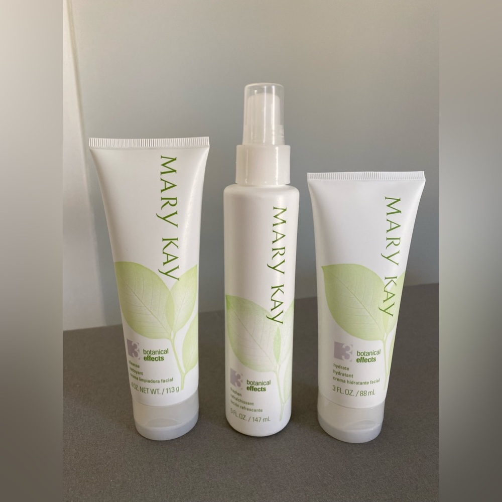 Mary Kay Botanical Effects Skin Care Set of 3. Formula 3 For Oily Skin NWT